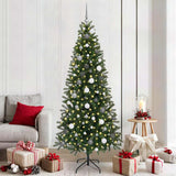 Vidaxl kunstkerstboom met 300 led met standaard groen 210 cm pe en pvc