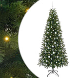 Vidaxl kunstkerstboom met 300 led met standaard groen 210 cm pe en pvc