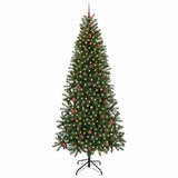 Vidaxl kunstkerstboom met 300 led met standaard groen 240 cm pe en pvc