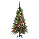 Vidaxl kunstmatige inklapbare kerstboom groen 150 cm pe en pvc