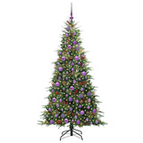 Vidaxl kunstmatige inklapbare kerstboom groen 180 cm pe en pvc