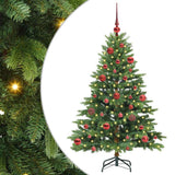 Vidaxl kunstkerstboom met 150 led met standaard groen 150 cm pe en pvc