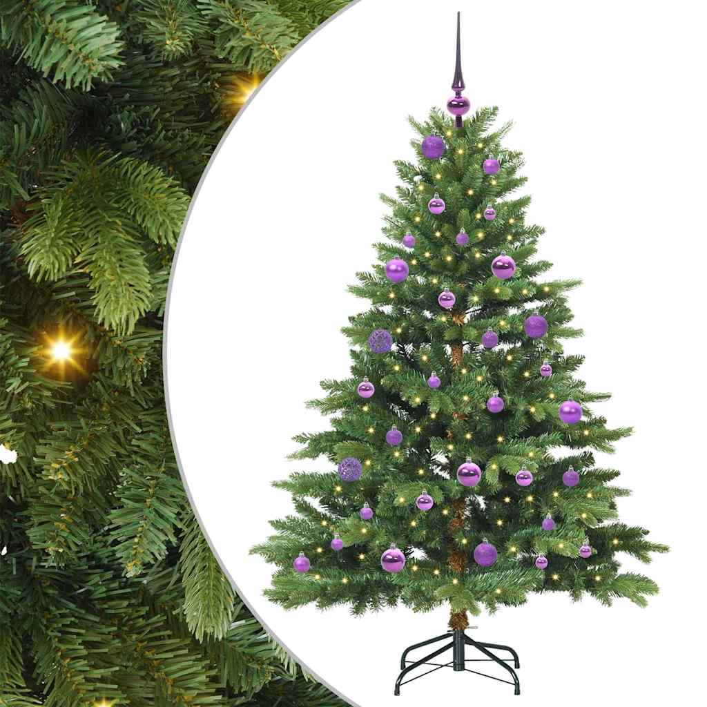 Vidaxl kunstkerstboom met 150 led met standaard groen 150 cm pe en pvc