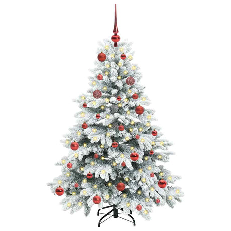Vidaxl kunstkerstboom met 150 led met standaard wit 150 cm pe en pvc