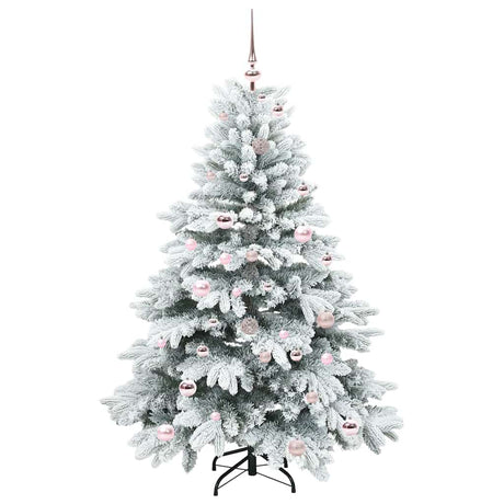 Vidaxl kunstkerstboom met 150 led met standaard wit 150 cm pe en pvc