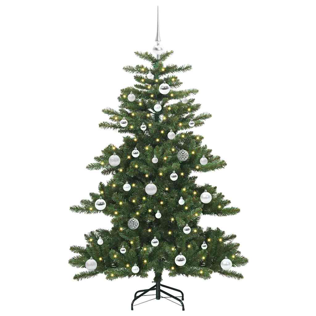 Vidaxl kunstmatige inklapbare kerstboom groen 150 cm pvc en staal