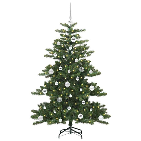 Vidaxl kunstmatige inklapbare kerstboom groen 150 cm pvc en staal