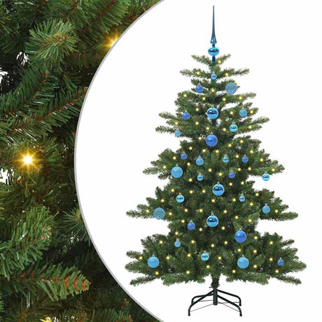 Vidaxl kunstmatige inklapbare kerstboom groen 150 cm pvc en staal