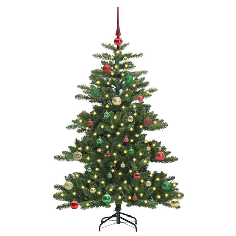 Vidaxl kunstmatige inklapbare kerstboom groen 150 cm pvc en staal