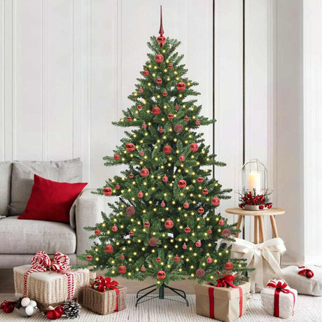 Vidaxl kunstmatige inklapbare kerstboom groen 180 cm pvc en staal