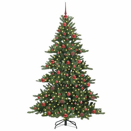 Vidaxl kunstmatige inklapbare kerstboom groen 180 cm pvc en staal