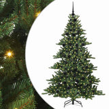 Vidaxl kunstmatige inklapbare kerstboom groen 180 cm pvc en staal