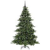 Vidaxl kunstmatige inklapbare kerstboom groen 180 cm pvc en staal