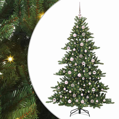 Vidaxl kunstmatige inklapbare kerstboom groen 180 cm pvc en staal