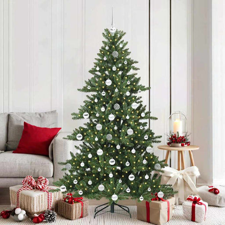 Vidaxl kunstmatige inklapbare kerstboom groen 180 cm pvc en staal
