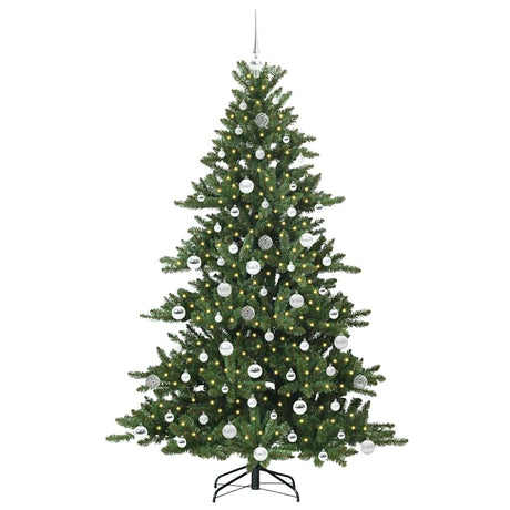 Vidaxl kunstmatige inklapbare kerstboom groen 180 cm pvc en staal