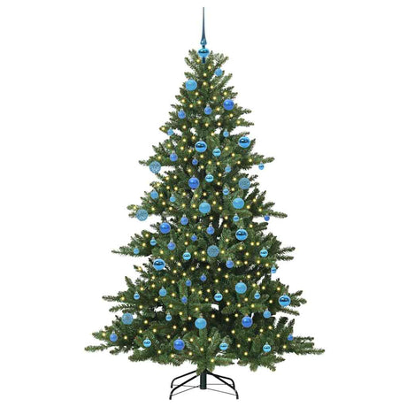 Vidaxl kunstmatige inklapbare kerstboom groen 180 cm pvc en staal
