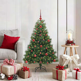 Vidaxl kunstkerstboom met 150 led met standaard groen 120 cm pe en pvc