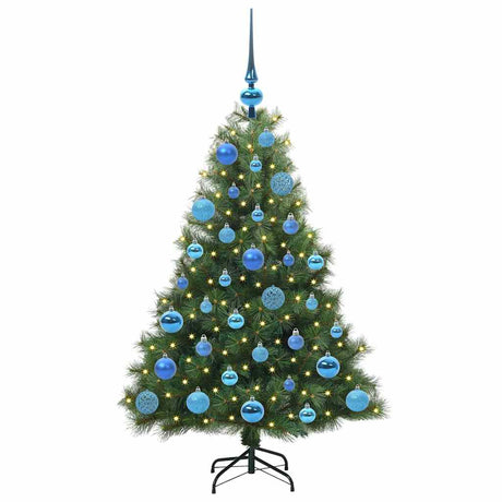 Vidaxl kunstkerstboom met 150 led met standaard groen 120 cm pe en pvc