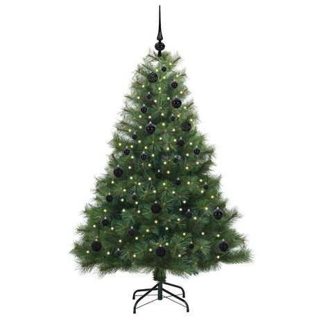 Vidaxl kunstkerstboom met 150 led met standaard groen 150 cm pe en pvc