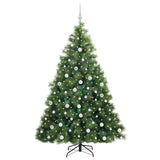 Vidaxl kunstkerstboom met 300 led met standaard groen 180 cm pe en pvc