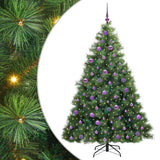 Vidaxl kunstkerstboom met 300 led met standaard groen 180 cm pe en pvc