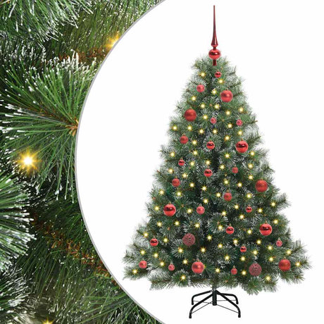 Vidaxl kunstkerstboom met 150 led met standaard groen 150 cm pe en pvc