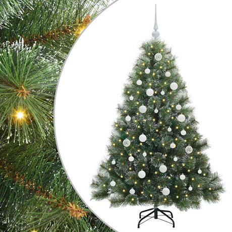 Vidaxl kunstkerstboom met 150 led met standaard groen 150 cm pe en pvc
