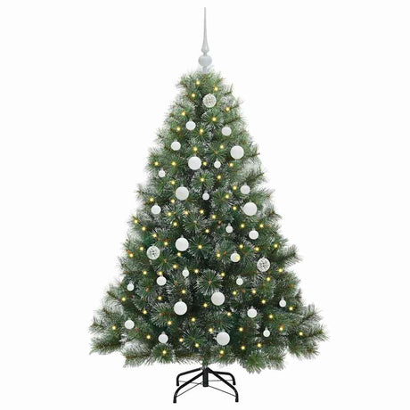 Vidaxl kunstkerstboom met 150 led met standaard groen 150 cm pe en pvc