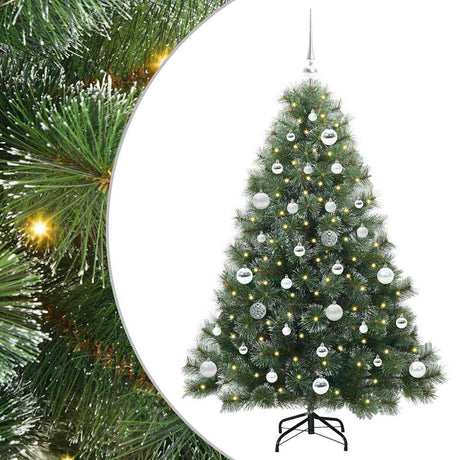Vidaxl kunstkerstboom met 150 led met standaard groen 150 cm pe en pvc