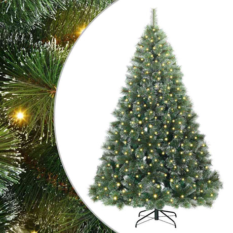 Vidaxl kunstkerstboom met 300 led met standaard groen 180 cm pe en pvc