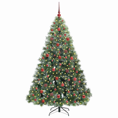 Vidaxl kunstkerstboom met 300 led met standaard groen 180 cm pe en pvc
