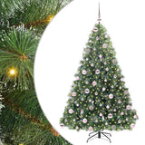 Vidaxl kunstkerstboom met 300 led met standaard groen 180 cm pe en pvc