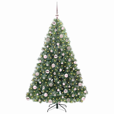 Vidaxl kunstkerstboom met 300 led met standaard groen 180 cm pe en pvc