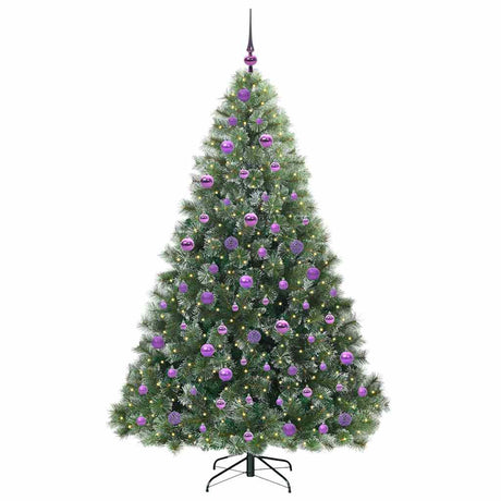 Vidaxl kunstkerstboom met 300 led met standaard groen 180 cm pe en pvc