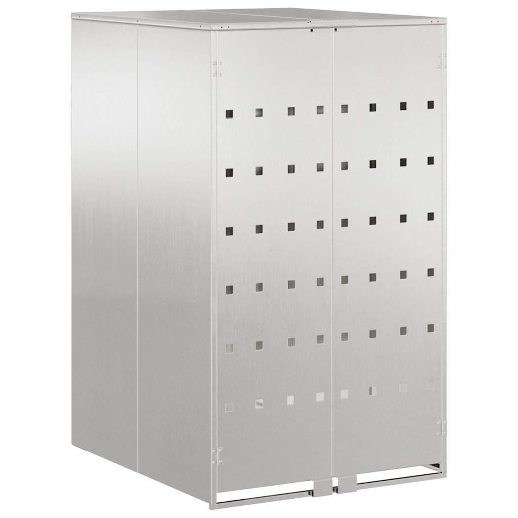Vidaxl afvalcontaineropslag met gasliftdeksel voor 240l container
