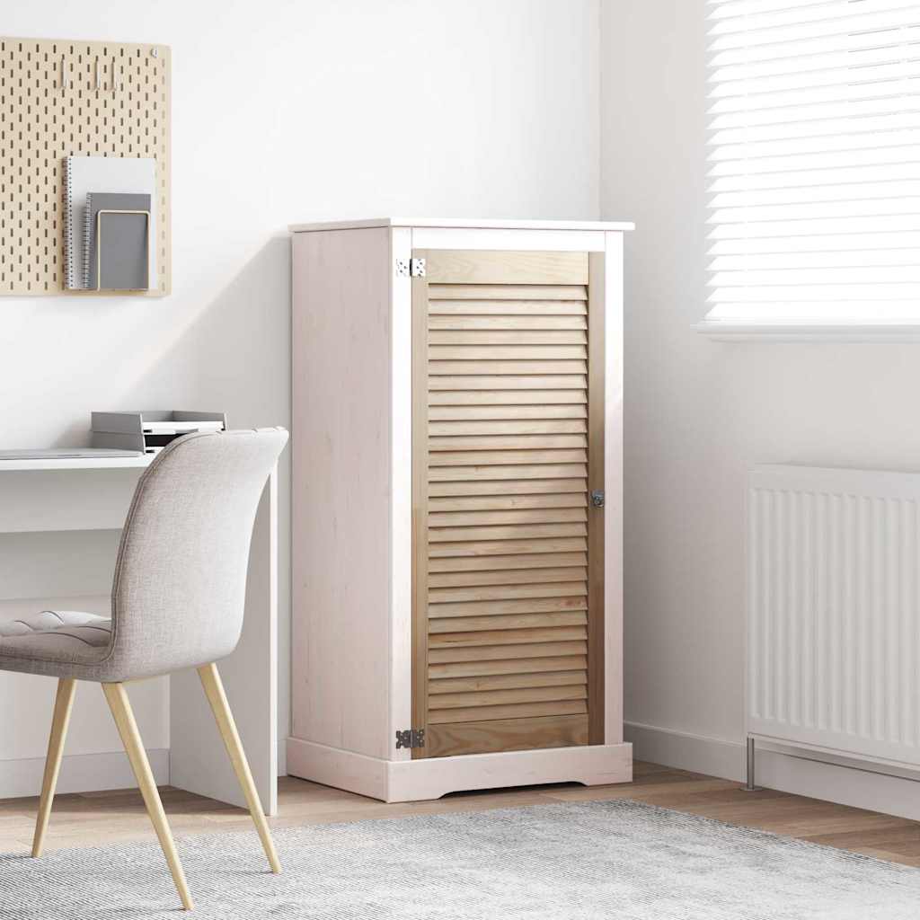 Vidaxl kastdeur naturel 49,5 x 2,1 x 110 cm massief grenenhout