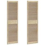 Vidaxl kastdeur 2 pcs naturel 170 x 2,1 x 49,5 cm massief grenenhout