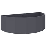 Vidaxl plantenbak antraciet 120 x 60 x 35 cm staal