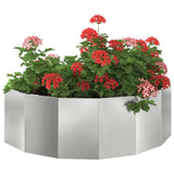 Vidaxl plantenbak zilver 120 x 60 x 35 cm gegalvaniseerd staal