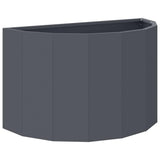 Vidaxl plantenbak antraciet 60 x 30 x 35 cm staal