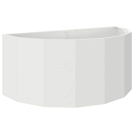 Vidaxl plantenbak wit 120 x 60 x 50 cm staal