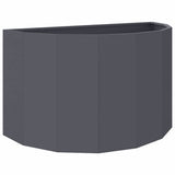Vidaxl plantenbak antraciet 90 x 45 x 50 cm staal