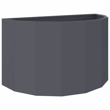 Vidaxl plantenbak antraciet 90 x 45 x 50 cm staal