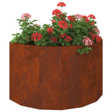 Vidaxl plantenbak roestig 90 x 45 x 50 cm cortenstaal