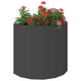 Vidaxl plantenbak zwart 60 x 30 x 50 cm staal