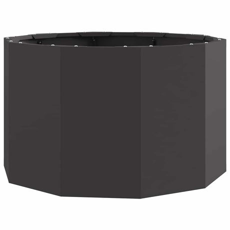 Vidaxl plantenbak zwart 60 x 60 x 35 cm staal
