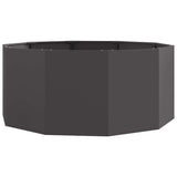 Vidaxl plantenbak zwart 120 x 120 x 50 cm staal