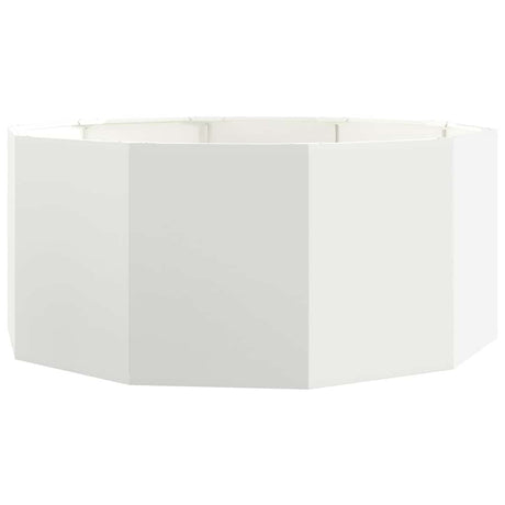 Vidaxl plantenbak wit 120 x 120 x 50 cm staal
