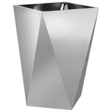Vidaxl plantenbak zilver 50 x 50 x 75 cm gegalvaniseerd staal